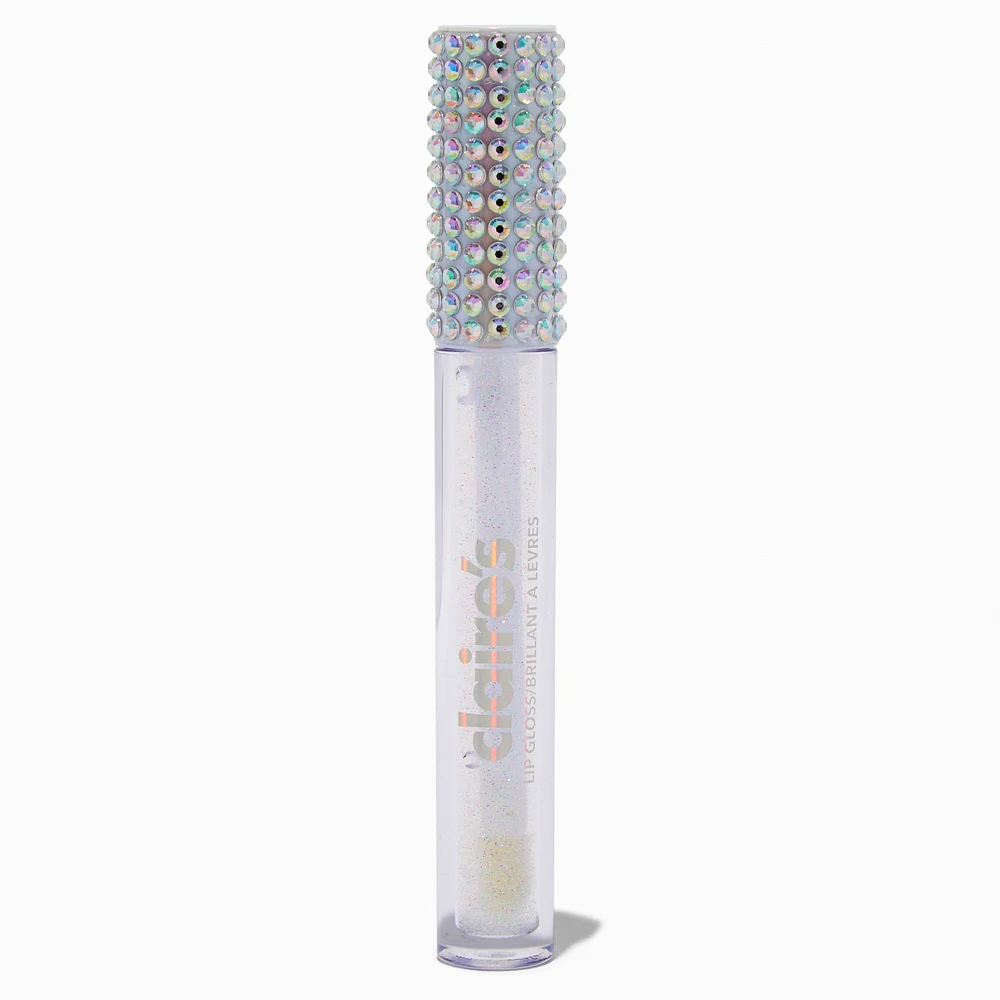 Silver Bling Glitter Lip Gloss Wand