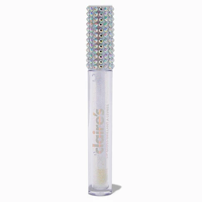 Silver Bling Glitter Lip Gloss Wand
