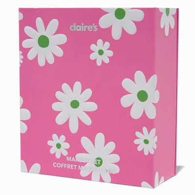 Pink Daisy Mini Book Makeup Set