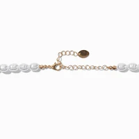 Pearl Conch Shell Pendant Choker Necklace