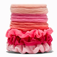 Claire's Club Pink Hair Bow & Hair Tie Set - 9 Pack