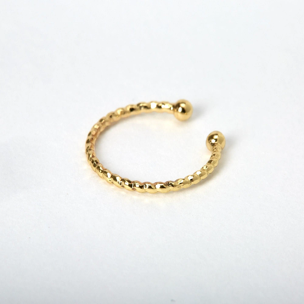 Gold Braided Faux Nose Ring