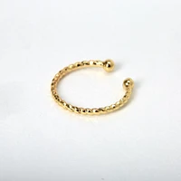 Gold Braided Faux Nose Ring