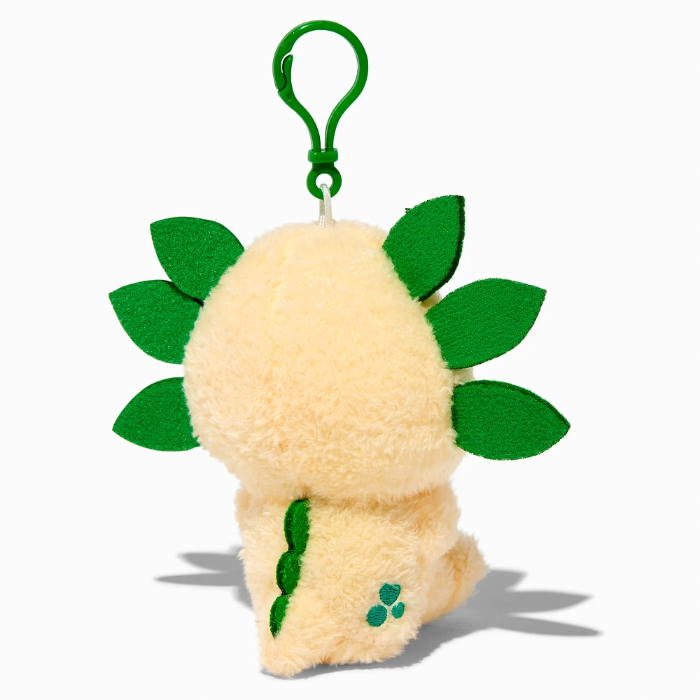 #Plush Goals by Cuddle Barn® Claire's Exclusive 5'' Leia the Leafy Axolotl Plush Bag Clip