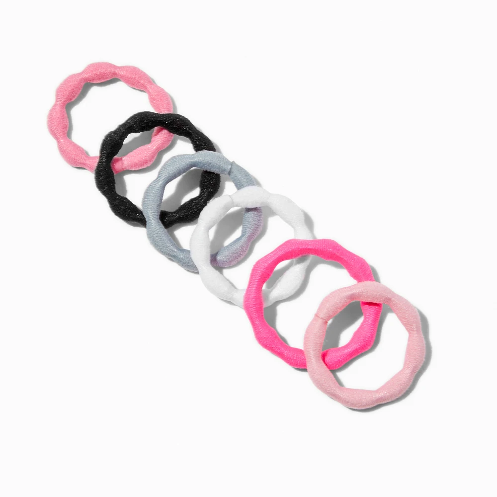 Claire's Club Mixed Pink Bubble Mini Hair Ties - 18 Pack
