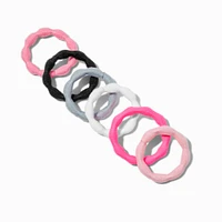 Claire's Club Mixed Pink Bubble Mini Hair Ties - 18 Pack
