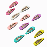 Claire's Club Pastel Snap Hair Clips - 12 Pack