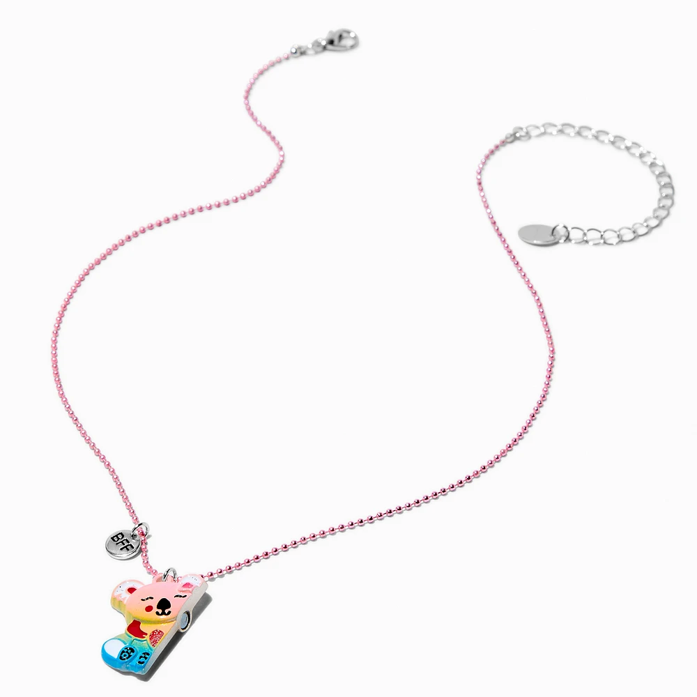 Best Friends Pastel Koala Twins Pendant Necklaces - 2 Pack
