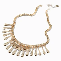 Gold-tone Cowgirl Western Statement Necklace