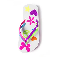 Claire's Club Rainbow Flower Hair Clips - 6 Pack