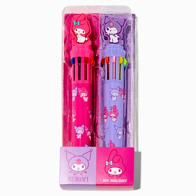Sanrio® My Melody™ & Kuromi™ 10 Color Pen Set - 2 Pack