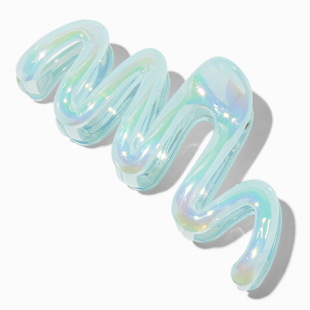 Iridescent Zig Zag Hair Claw