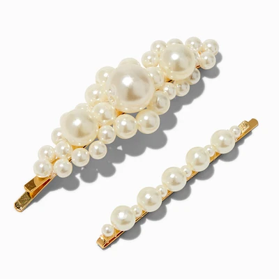 Ivory Pearl Hair Pins - 2 Pack 