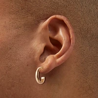 Gold-tone Cherry Earring Stackables Set - 6 Pack