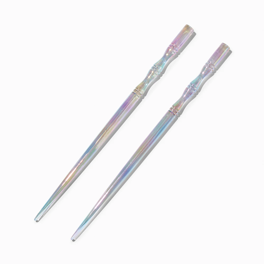 Holographic Hair Sticks
