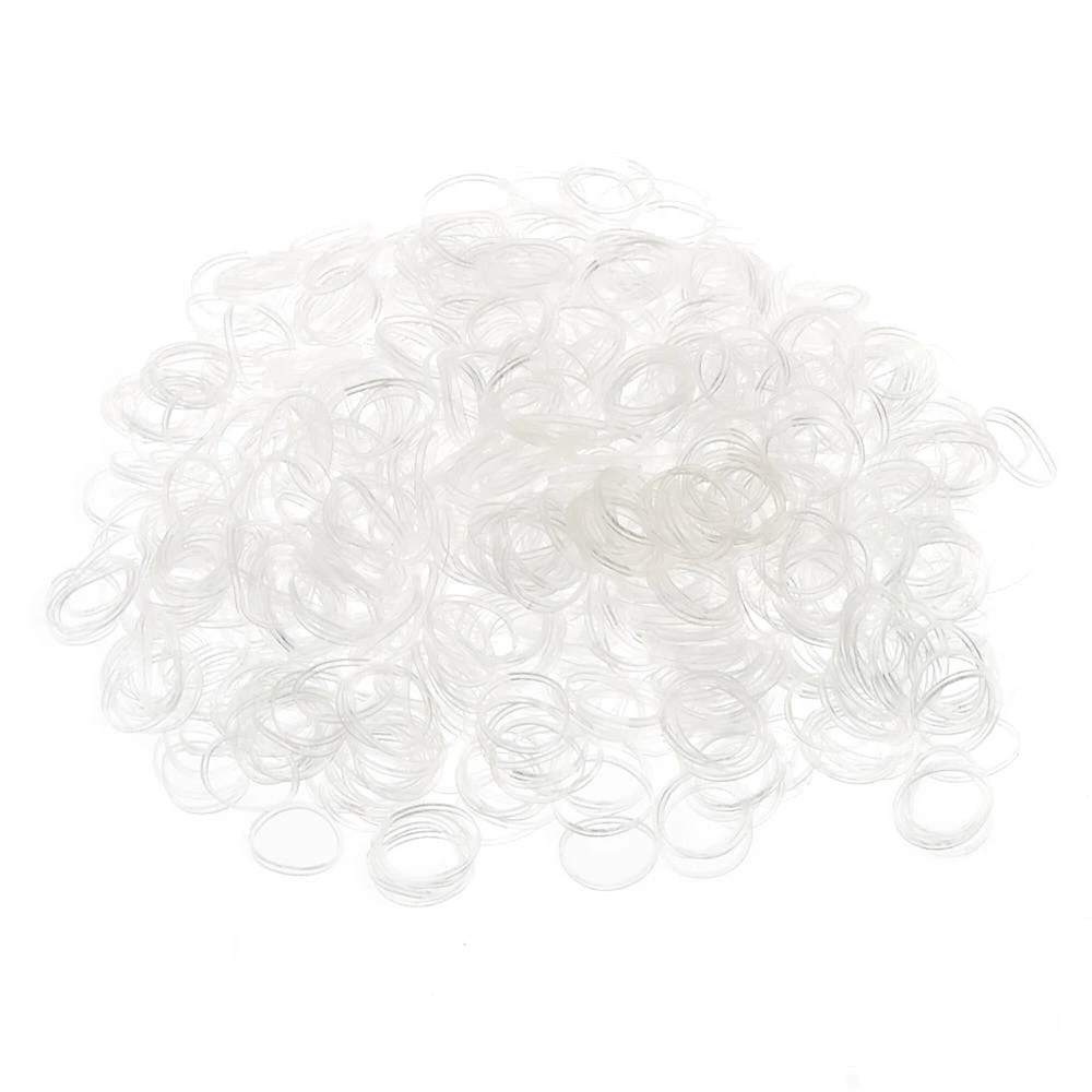 Clear No More Snag Mini Hair Ties - 1,000 Pack