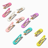 Claire's Club Pastel Snap Hair Clips - 12 Pack