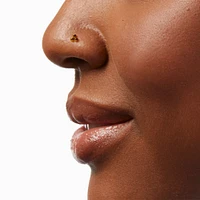20G 18k Gold Plated Titanium Round Ball Nose Studs - 3 Pack