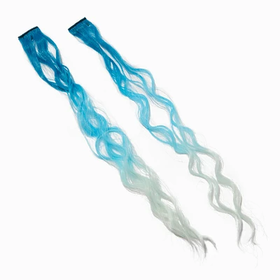Ombré Curly Faux Hair Clip In Extensions