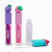 Fruit Charm Lip Gloss Set - 3 Pack