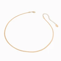 Gold-tone Snake Chain Necklace