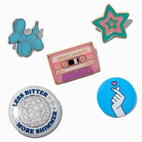 DIY Retro Music Pin Set - 5 Pack