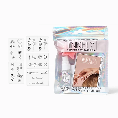 INKED by Dani Temporary Tattoo Party Kit