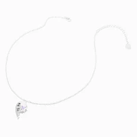Best Friends Big Sis & Little Butterfly Split Heart Pendant Necklaces - 2 Pack
