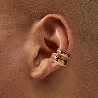 Gold-tone Double Thick Ear Cuff