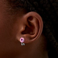Frosted Donuts Clip-On Stud Earrings - 6 Pack