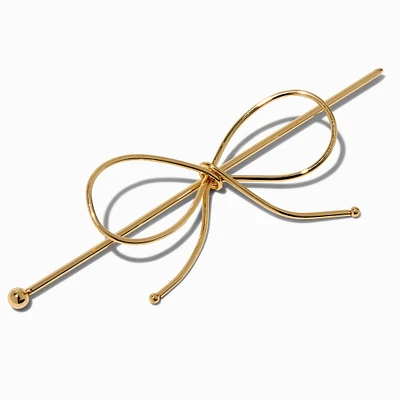 Gold-tone Bow Hair Pin