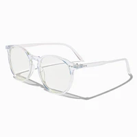 Solar Blue Light Reducing Holographic Clear Lens Frames