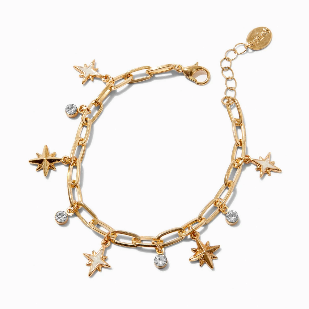 Gold-tone Celestial Charm Bracelet