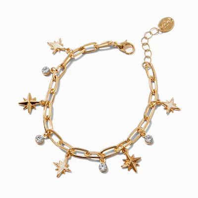 Gold-tone Celestial Charm Bracelet