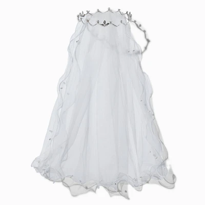 Claire's Club Special Occasion White Halo Veil