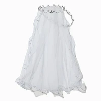 Claire's Club Special Occasion White Halo Veil
