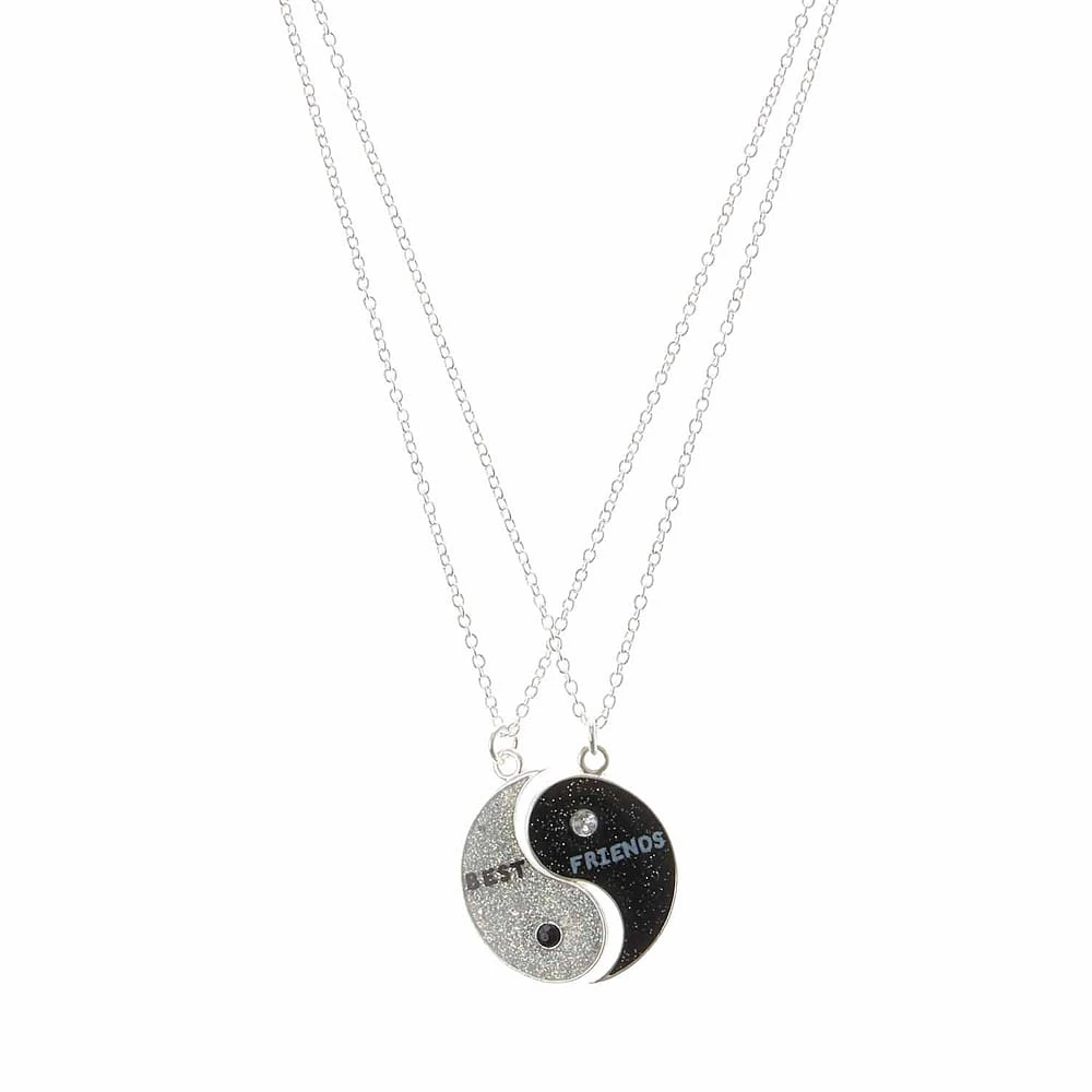 Best Friends Yin Yang Pendant Necklaces - 2 Pack