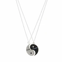Best Friends Yin Yang Pendant Necklaces - 2 Pack