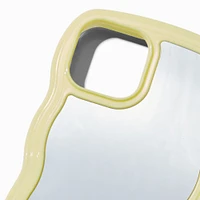 Yellow Trim Wavy Mirror Phone Case