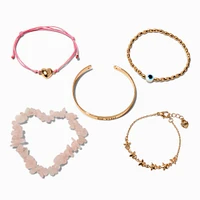 T H E M E x Claire's ''Be You'' Evil Eye Beaded Bracelet Set - 5 Pack