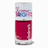 Chrome Brights Single Nail Polish - Hot Pink