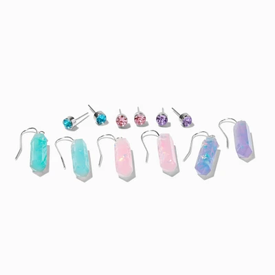 Glow the Dark Mystical Gem Earrings Set - 6 Pack
