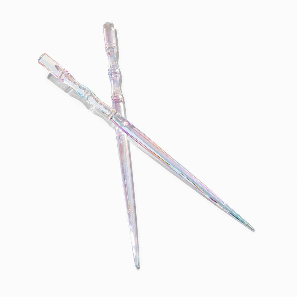Holographic Hair Sticks