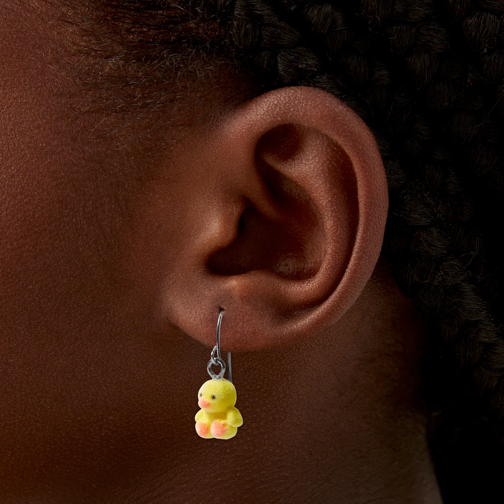 Fuzzy Animal 0.5" Drop Earrings - 6 Pack