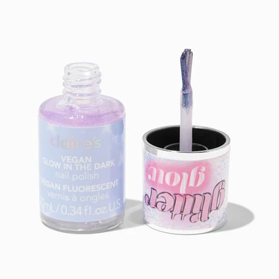 Glitter Glow Vegan Glow in The Dark Nail Polish - Periwinkle