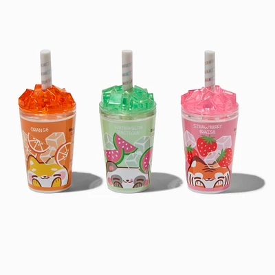 Ice Drinks Critters Lip Balm Set - 3 Pack