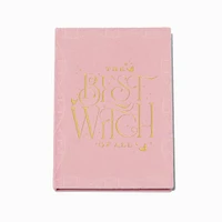 Wicked™ Claire's Exclusive "The Best Witch Of All" Emblem Pink Notebook