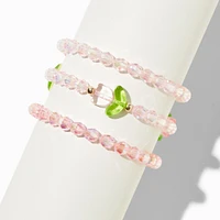Claire's Club Tulip Beaded Stretch Bracelets - 3 Pack
