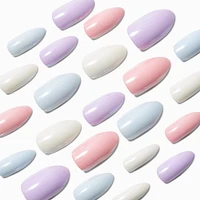 Pastel Chrome Stiletto Vegan Faux Nail Set - 24 Pack
