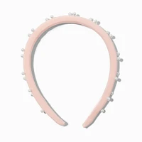 Pink Pearl Embellished Headband